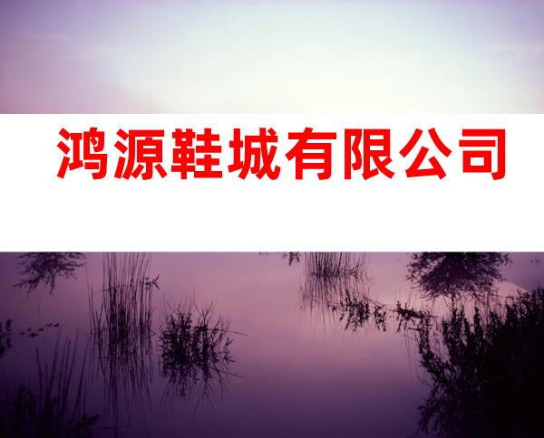 鸿源鞋城有限公司